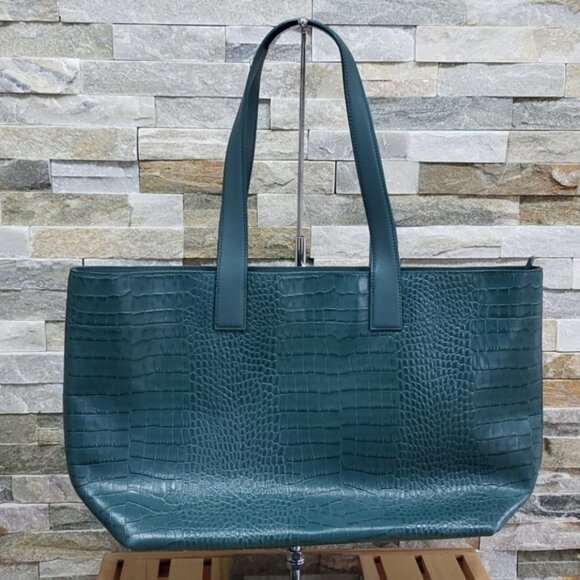 Nordstrom Celia Croc Embossed Leather Tote - Picture 5 of 6